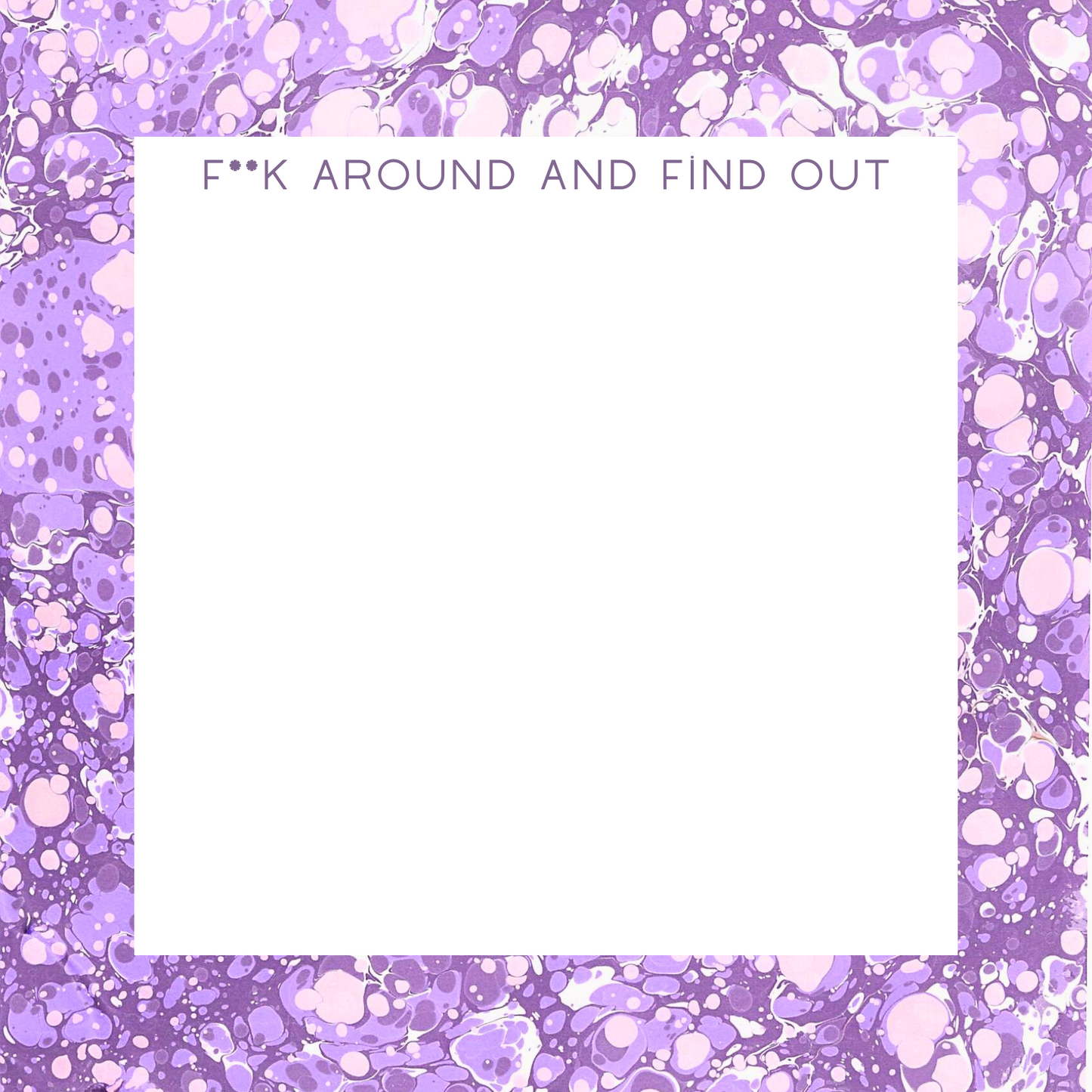 Cheeky notepad