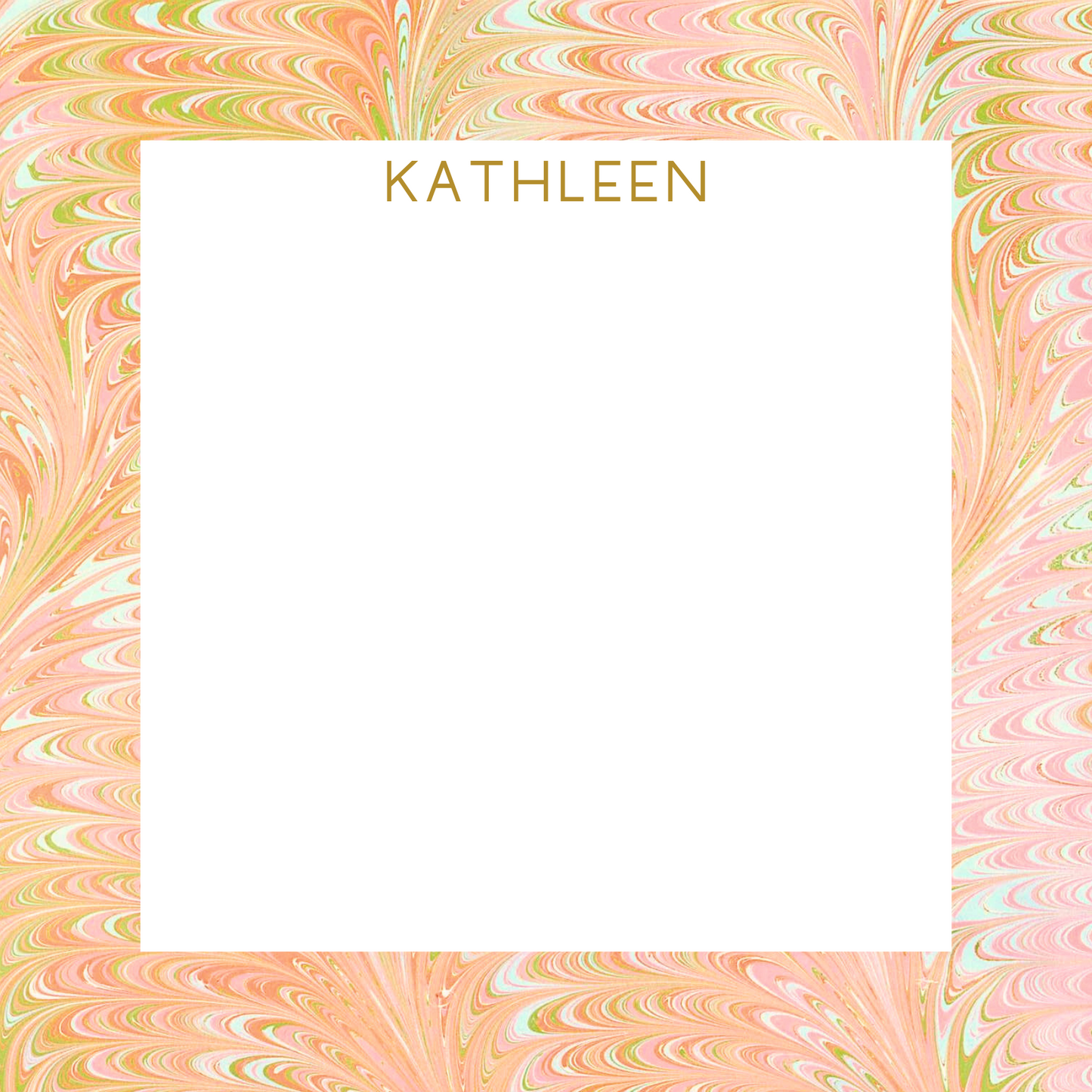 Personalized notepad