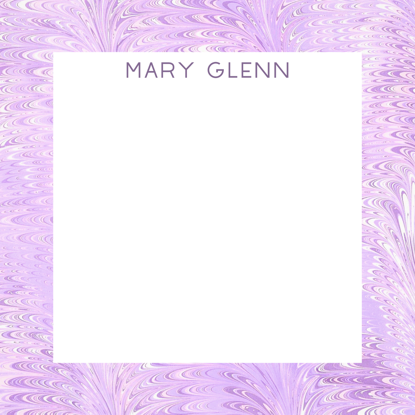 Personalized notepad