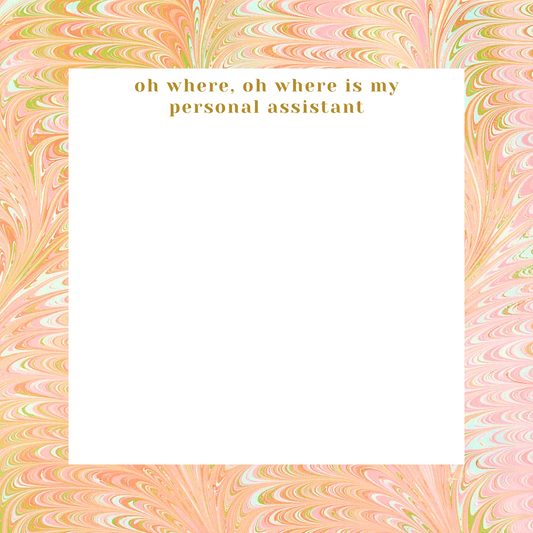 Cheeky notepad